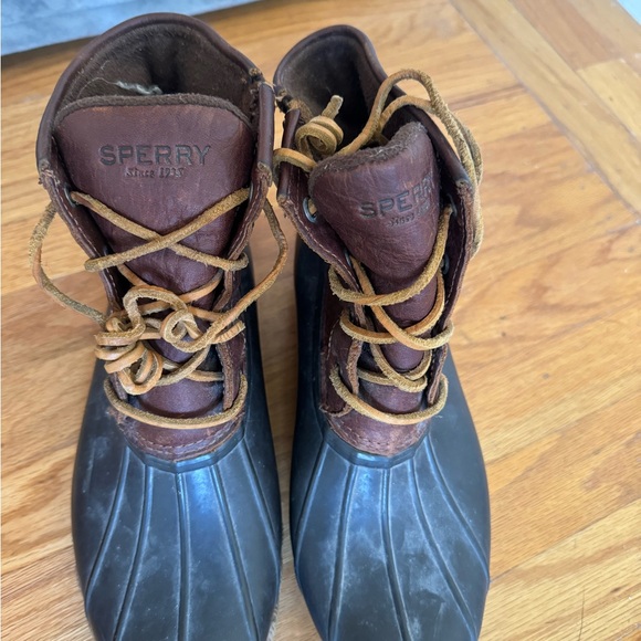 Sperry Saltwater Duck Boots Tan - Picture 3 of 3